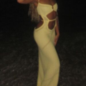 Sexy Cut-Out Maxi Dress